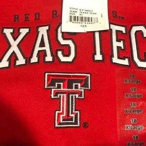 New. XLarge Red Raiders Texas Tech Hoodie. Sale